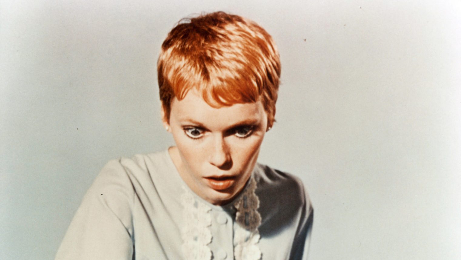 Mia Farrow in Rosemary's Baby 1968. Photo: Paramount/Getty