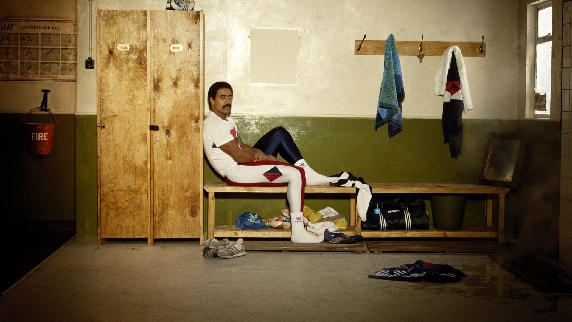 Decathlete Daley Thompson in 1986. Photo: BBC/Steve Powell/Allsport/Getty Images