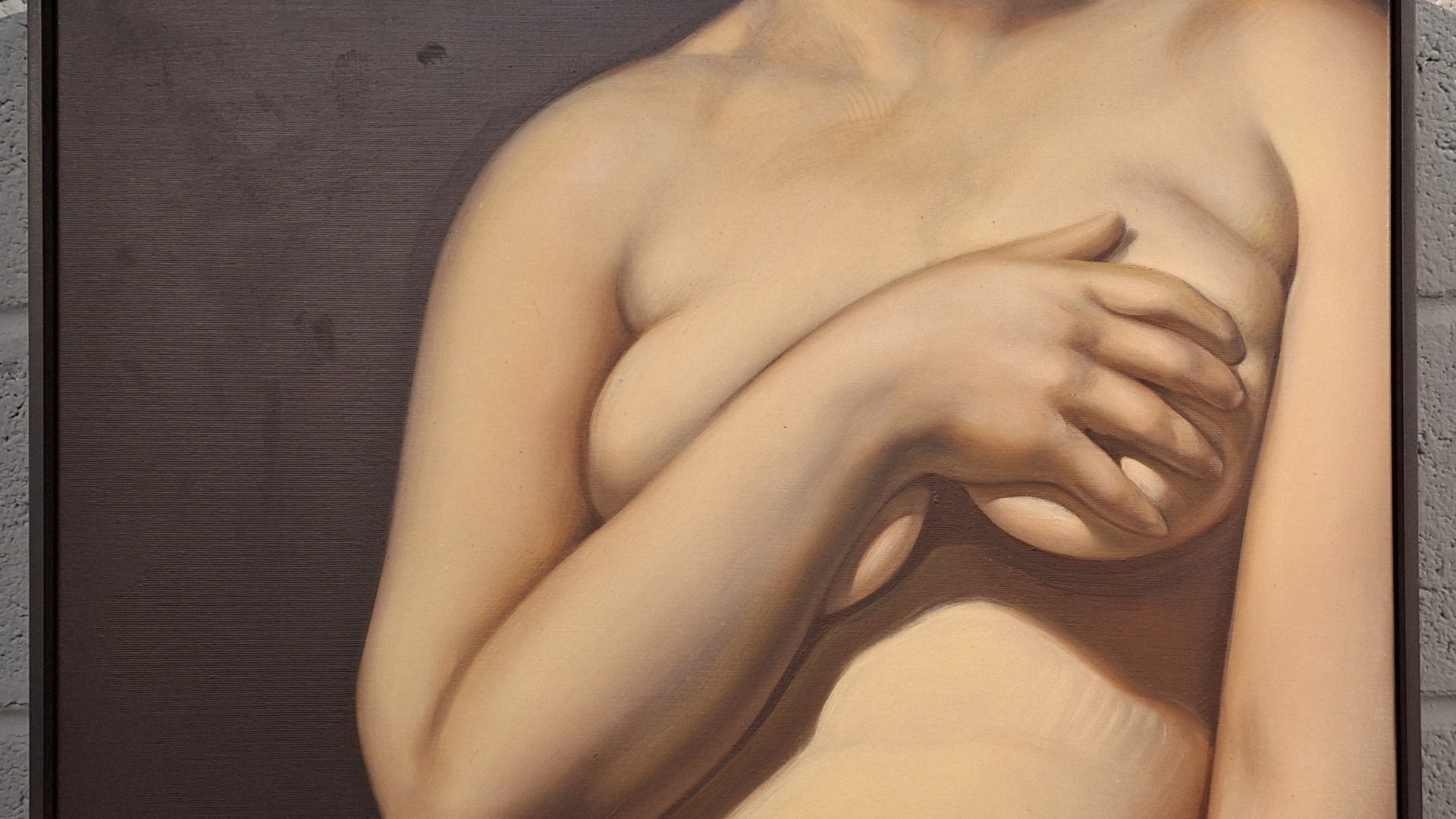 Anna Weyant’s painting Chest, 2020