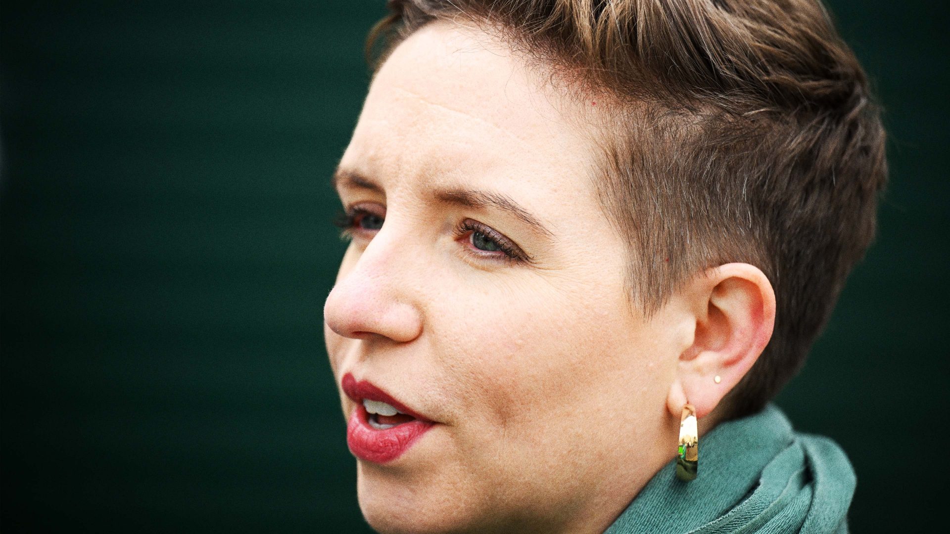 Carla Denyer canvasses in Bristol ahead of the 2024 Election. Photo: Finnbarr Webster/Getty Images