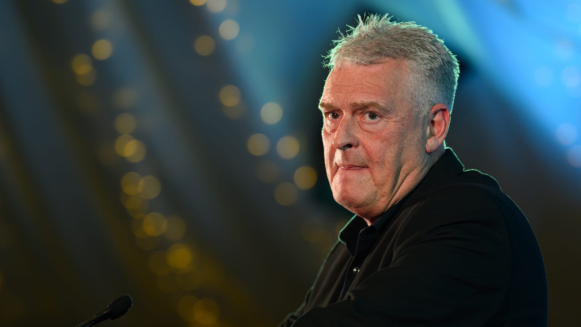 Lee Anderson addresses the audience during a Reform rally in Essex. Photo: Leon Neal/Getty Images