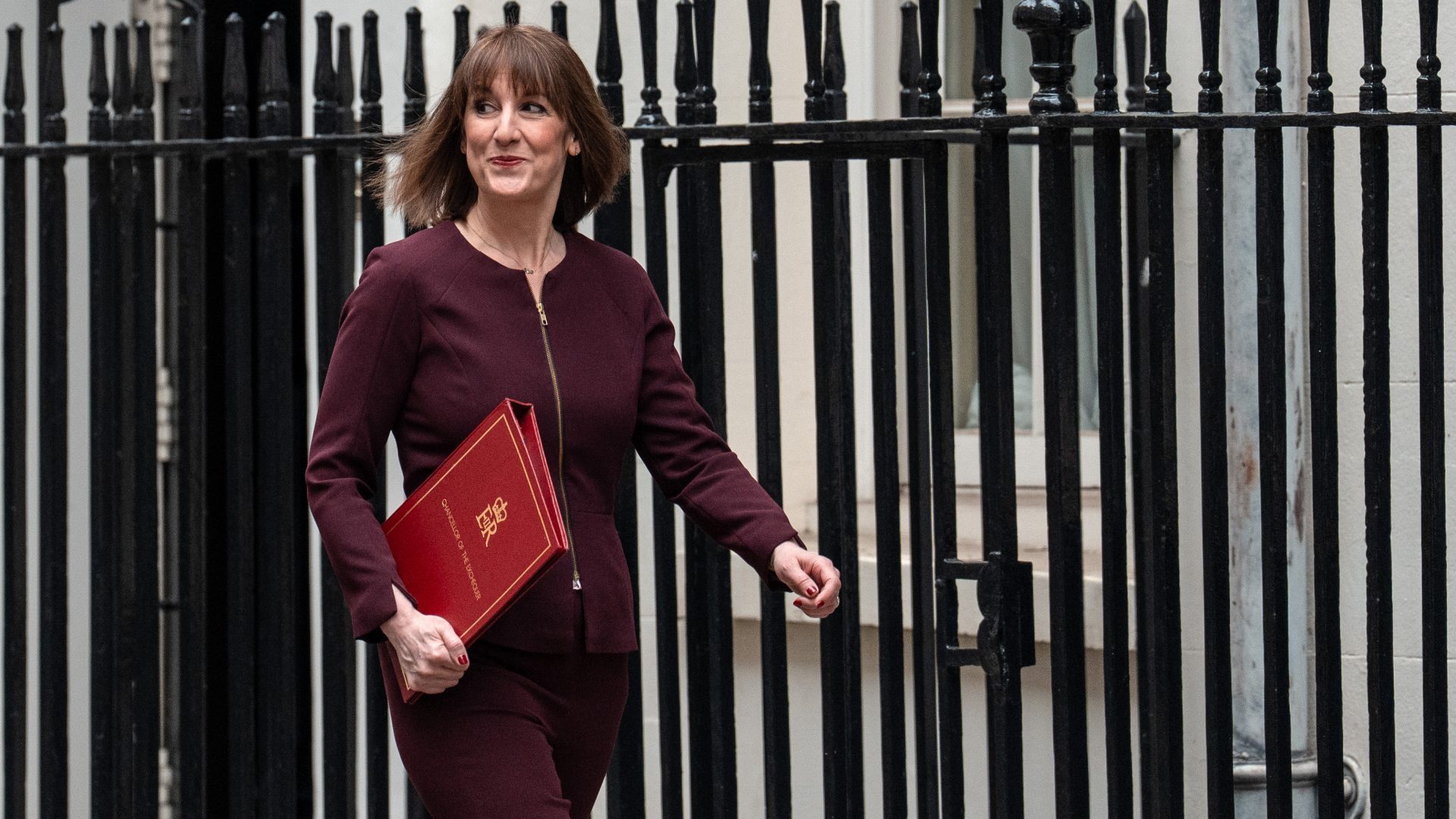 Rachel Reeves, leaves 11 Downing Street to deliver her Spring Statement to Parliament. Photo: Carl Court/Getty Images