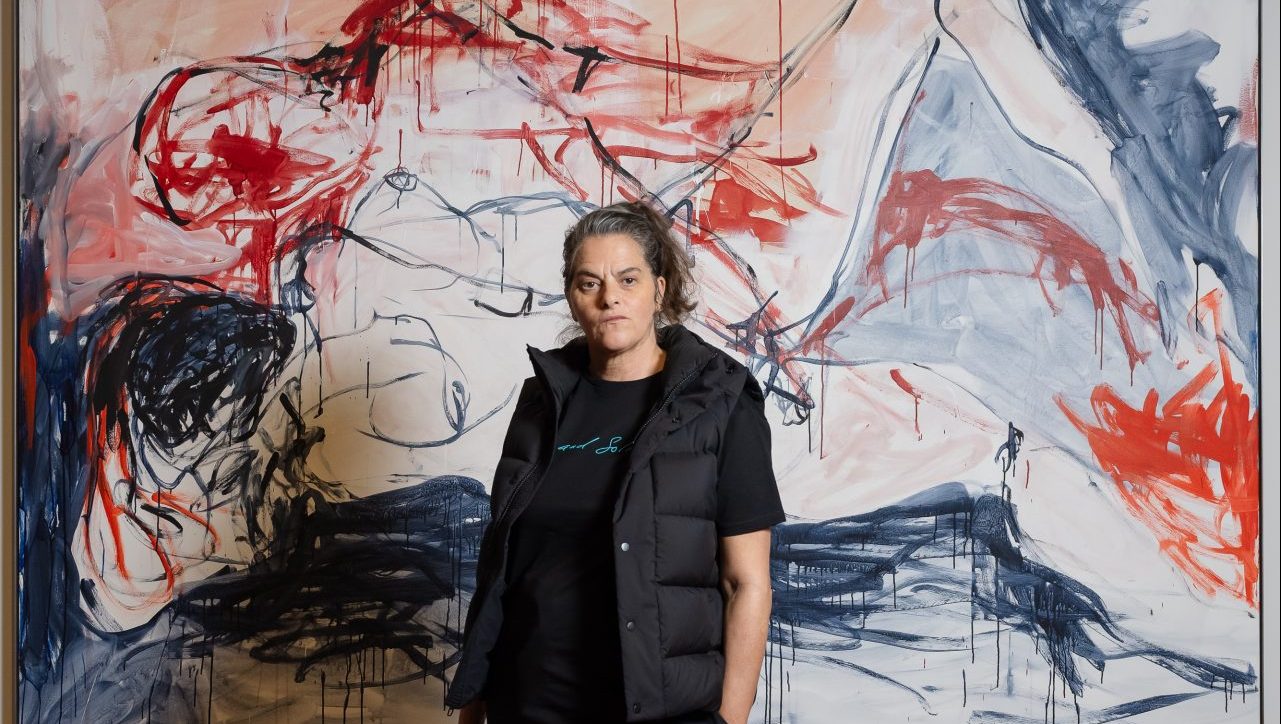 Tracey Emin at the Florence show
