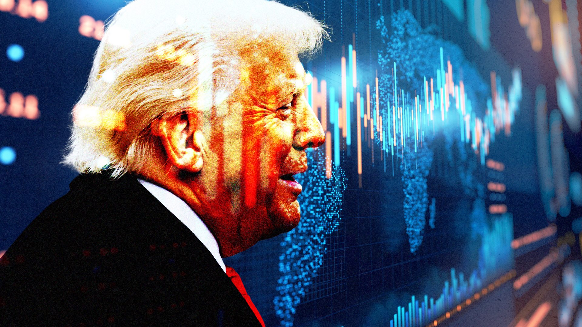 "Market crises are usually preceded by real-world events. This time is different." Image: TNE