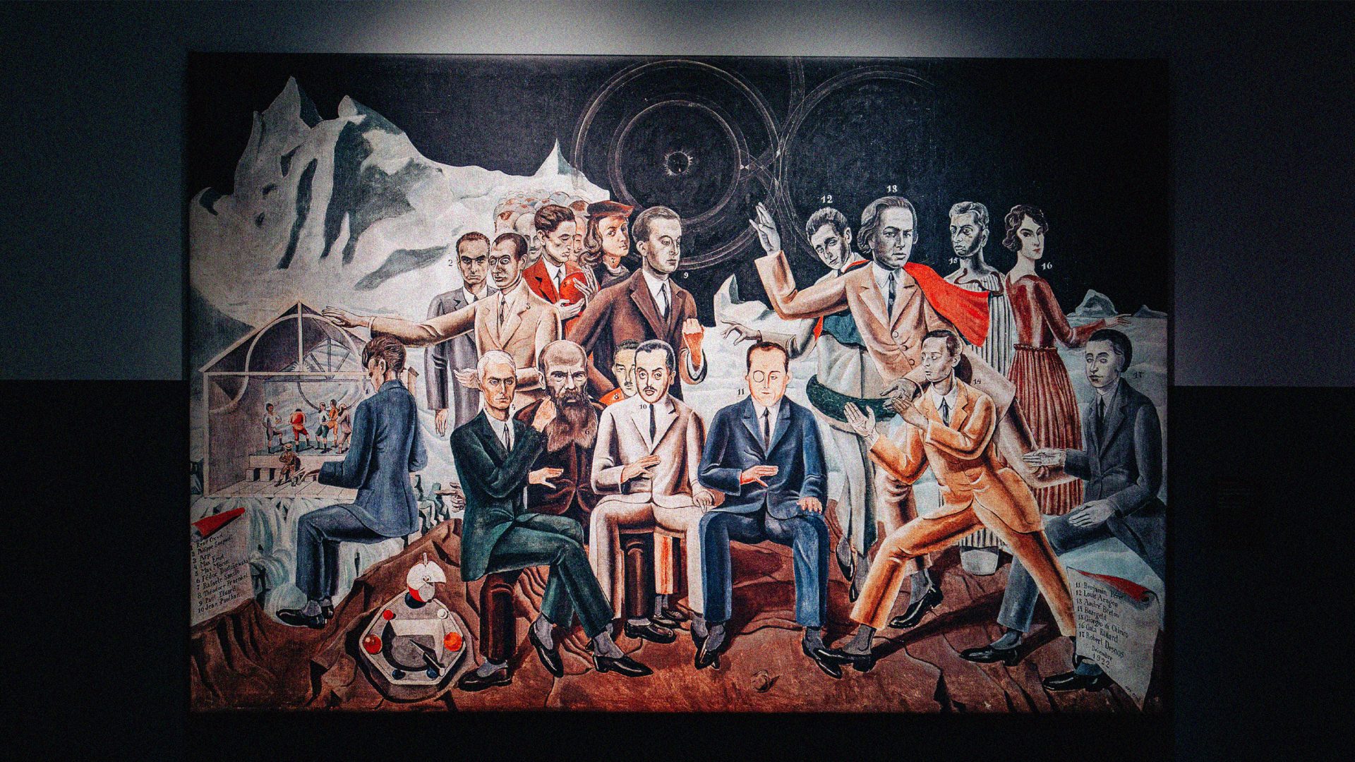 A Friend's reunion, (1922). Image: Círculo de Bellas Artes
