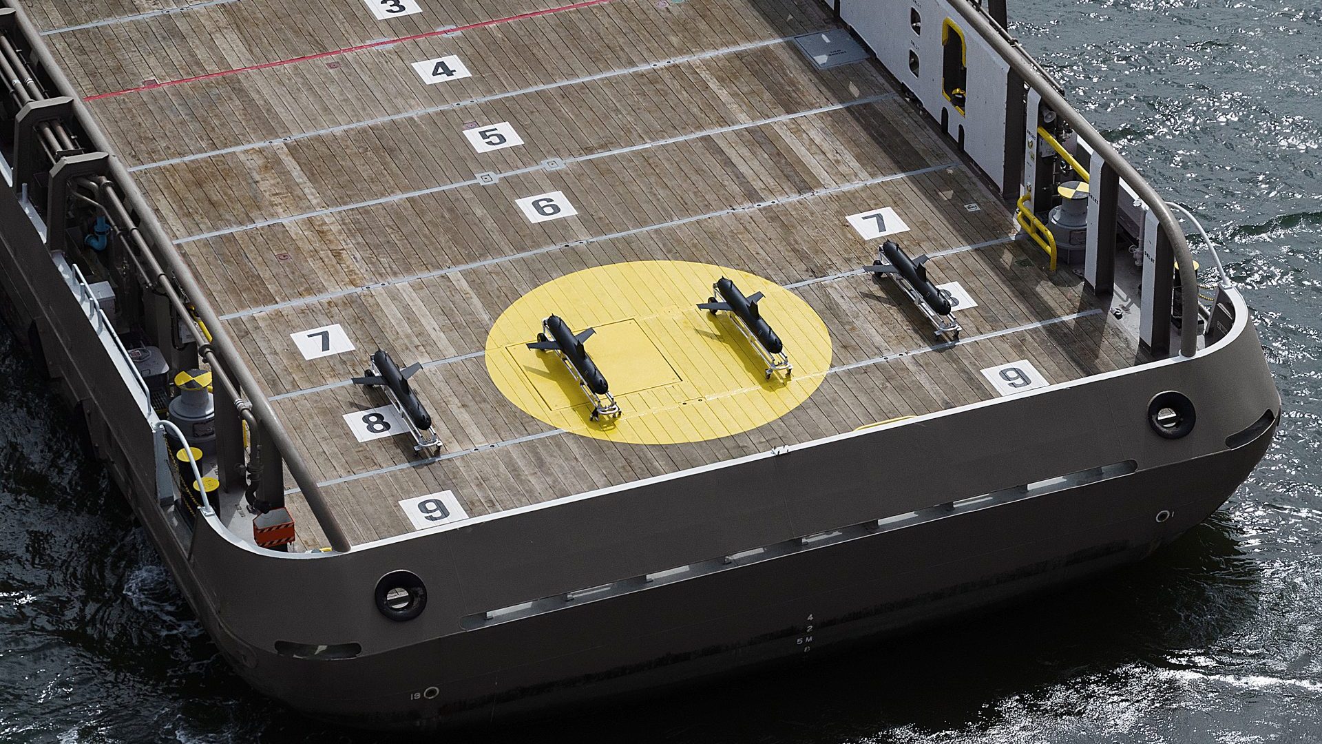 The SG-1 Fathom searches for enemy ships and subs using ‘passive sonar’. Photo: Helsing