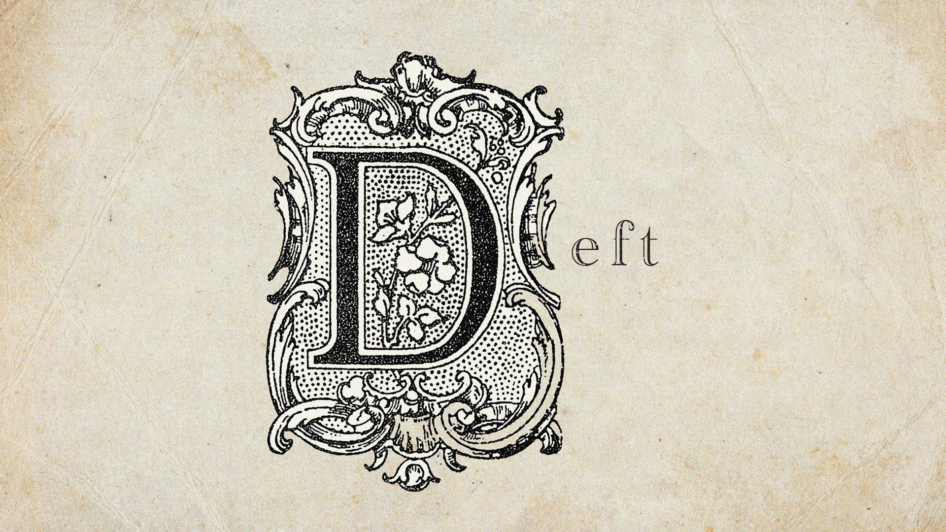 The two modern words deft and daft descend from the Old English word gedæfte “mild, gentle, meek”. Image: TNW