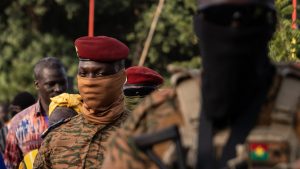 Ibrahim Traoré, Burkina Faso’s president. Images: OLYMPIA DE MAISMONT/AFP/GETTY