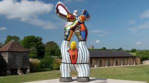A sculpture by de Saint Phalle at Hauser and Wirth Somerset. Image: Ken Adlard/Hauser & Wirth
