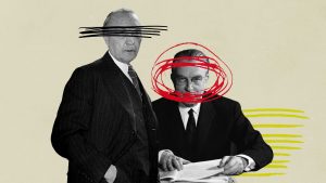 Germany’s first Bundeskanzler, Konrad Adenauer and his chief of staff, Hans Globke. Image: TNW