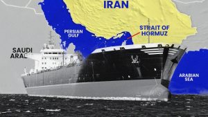 The Strait of Hormuz connects the Persian Gulf to the open ocean. Image: TNW/Getty