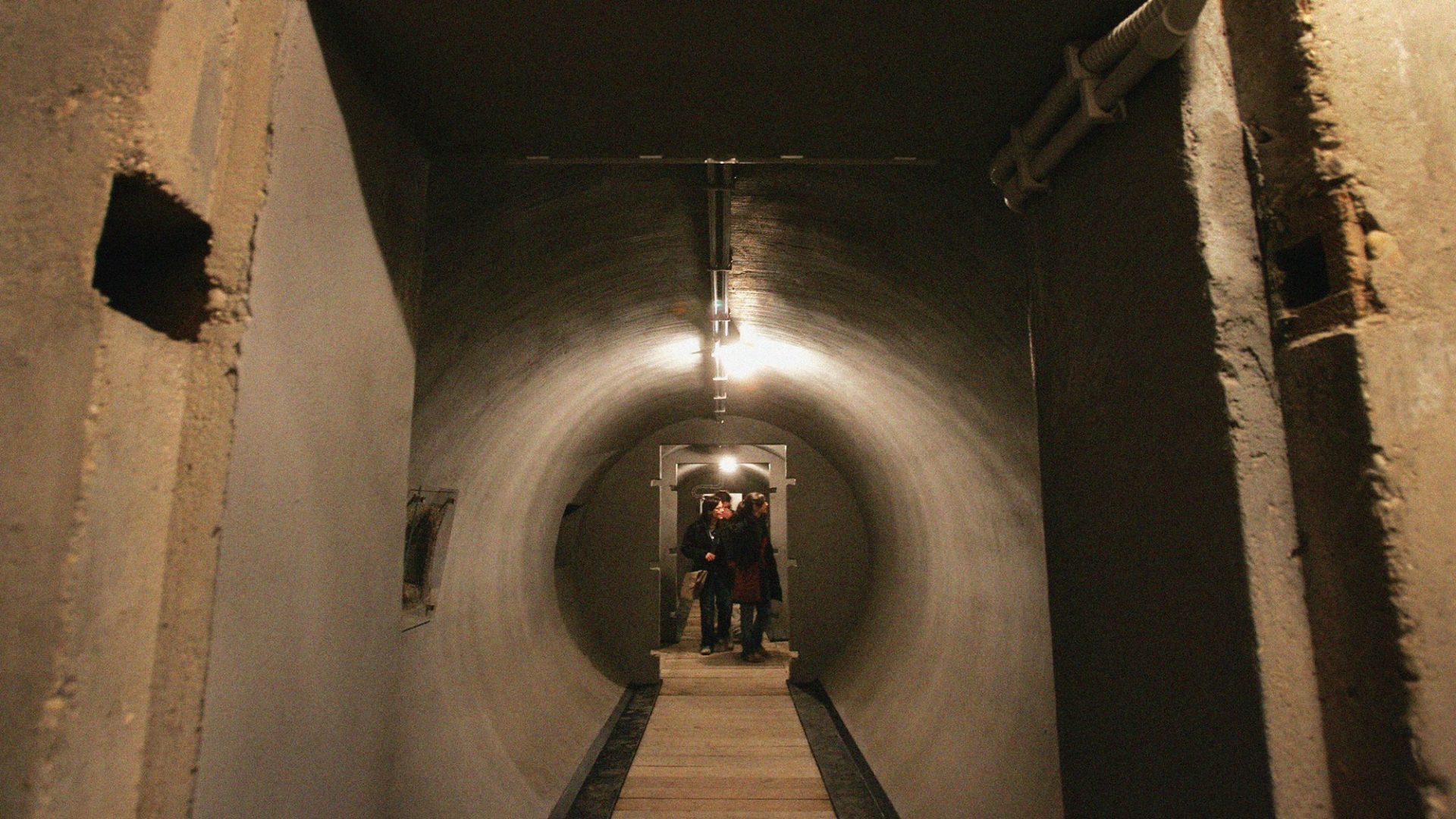 Mussolini’s second world war bunker underneath Villa Torlonia in Rome. Image: Giulio Napolitano/AFP/Getty