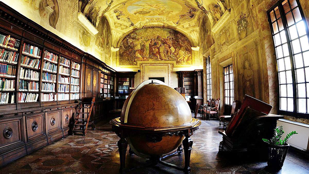 The Biblioteca Umberto I – Central Library – at the Rizzoli Orthopaedic Institute in Bologna