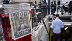 The last copies of the daily edition of the Evening Standard newspaper. Photo: Richard Baker / In Pictures via Getty Images