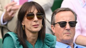 David Cameron spotted with his wife Samantha at Wimbledon earlier this month. Photo: Karwai Tang/WireImage