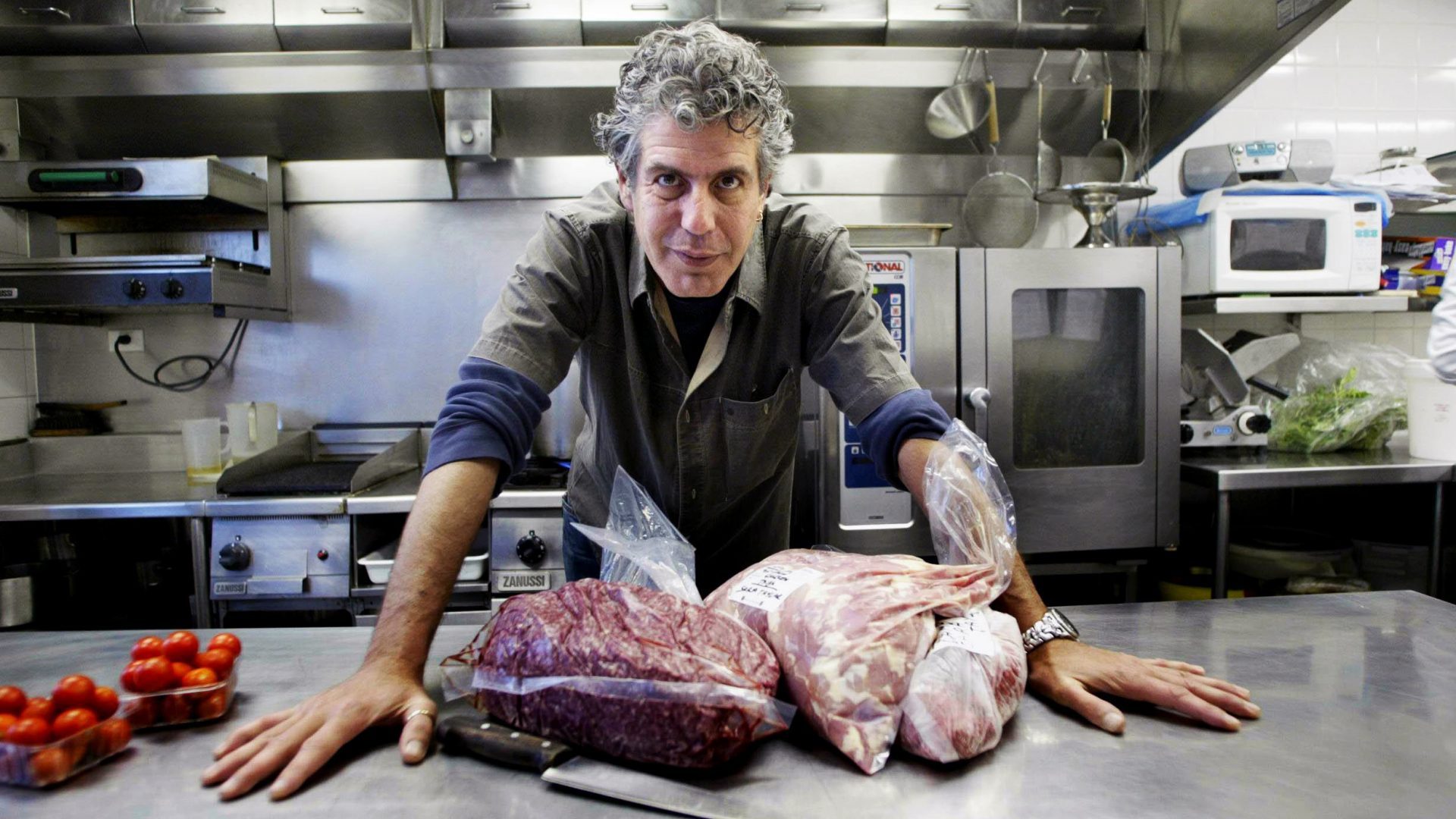 The late American chef and author Anthony Bourdain in 2005. His no-holds-barred book Kitchen Confidential has been reissued by Bloomsbury. IMAGE: Fairfax Media/Getty