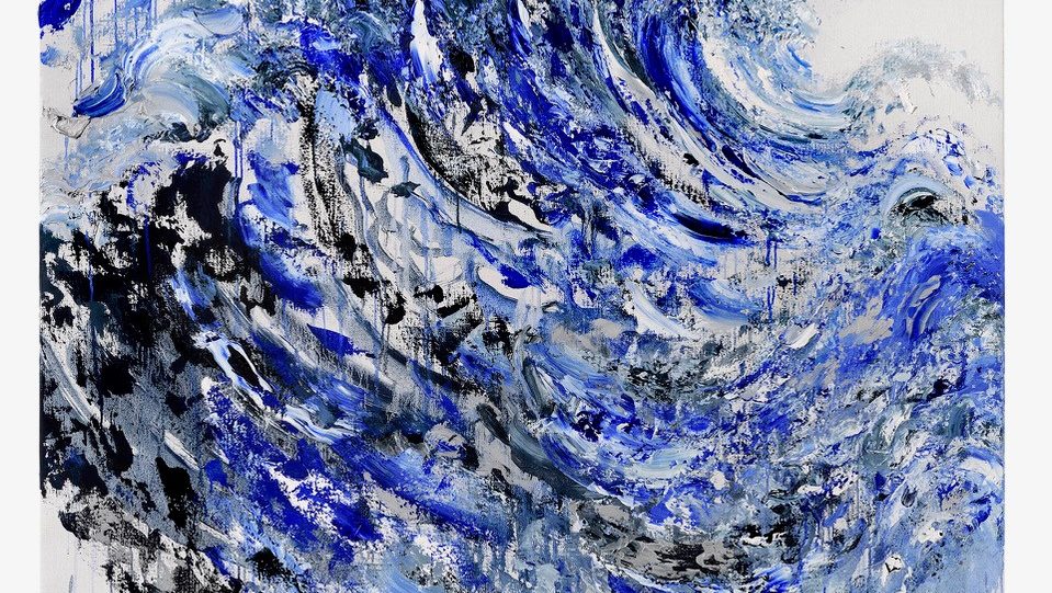 Maggi Hambling, Summer Wave Breaking II, 2025