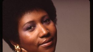 Singer, songwriter and pianist Aretha Franklin, 1971. Image: Anthony Barboza/Getty