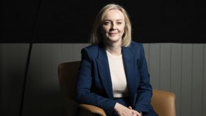 Former prime minister Liz Truss. Photo: Alex Ellinghausen / Australian Financial Review via Getty Images