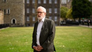 Former Labour Party leader Jeremy Corbyn’s new party is full of public school-educated leftists. IMAGE: LEON NEAL/GETTY