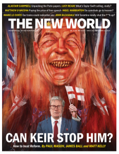 The New World cover, September 10, 2025