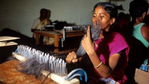 Manufacturer of Human Hair in Chennai. Photo: Soltan Frédéric/Sygma via Getty Images