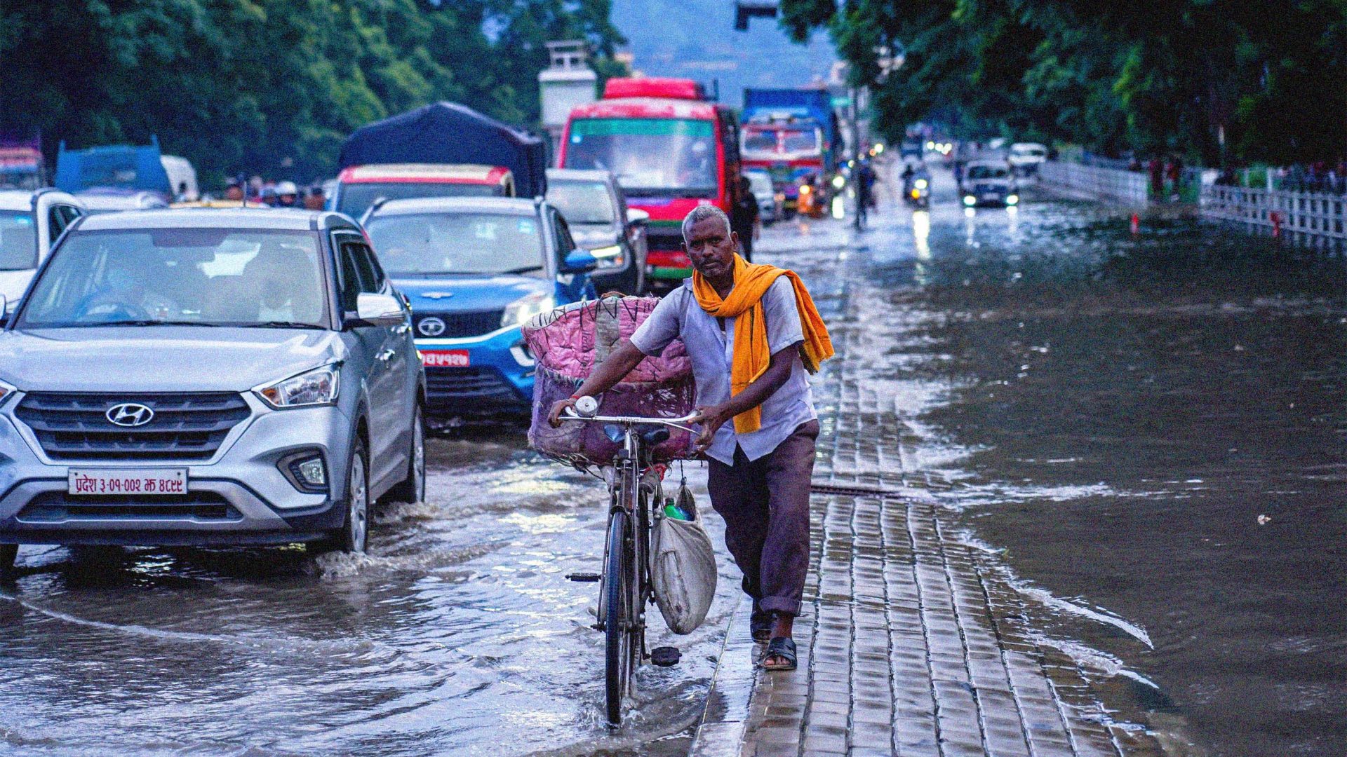 When the monsoon hits Kathmandu
