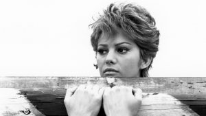 Italian actor Claudia Cardinale on the set of La ragazza di Bube, directed by Luigi Comencini, 1963. Image: Sunset Boulevard/Corbis/Getty