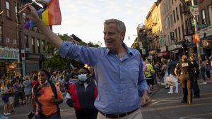 Former New York City mayor Bill de Blasio. Photo: Andrew Lichtenstein/Corbis via Getty Images