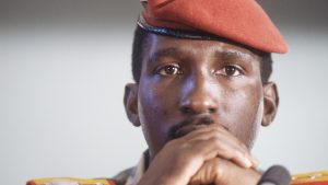 Captain Thomas Sankara, the president of Burkina Faso from 1983 until his assassination in 1987. Photo: Patrick Durand/Sygma/Getty