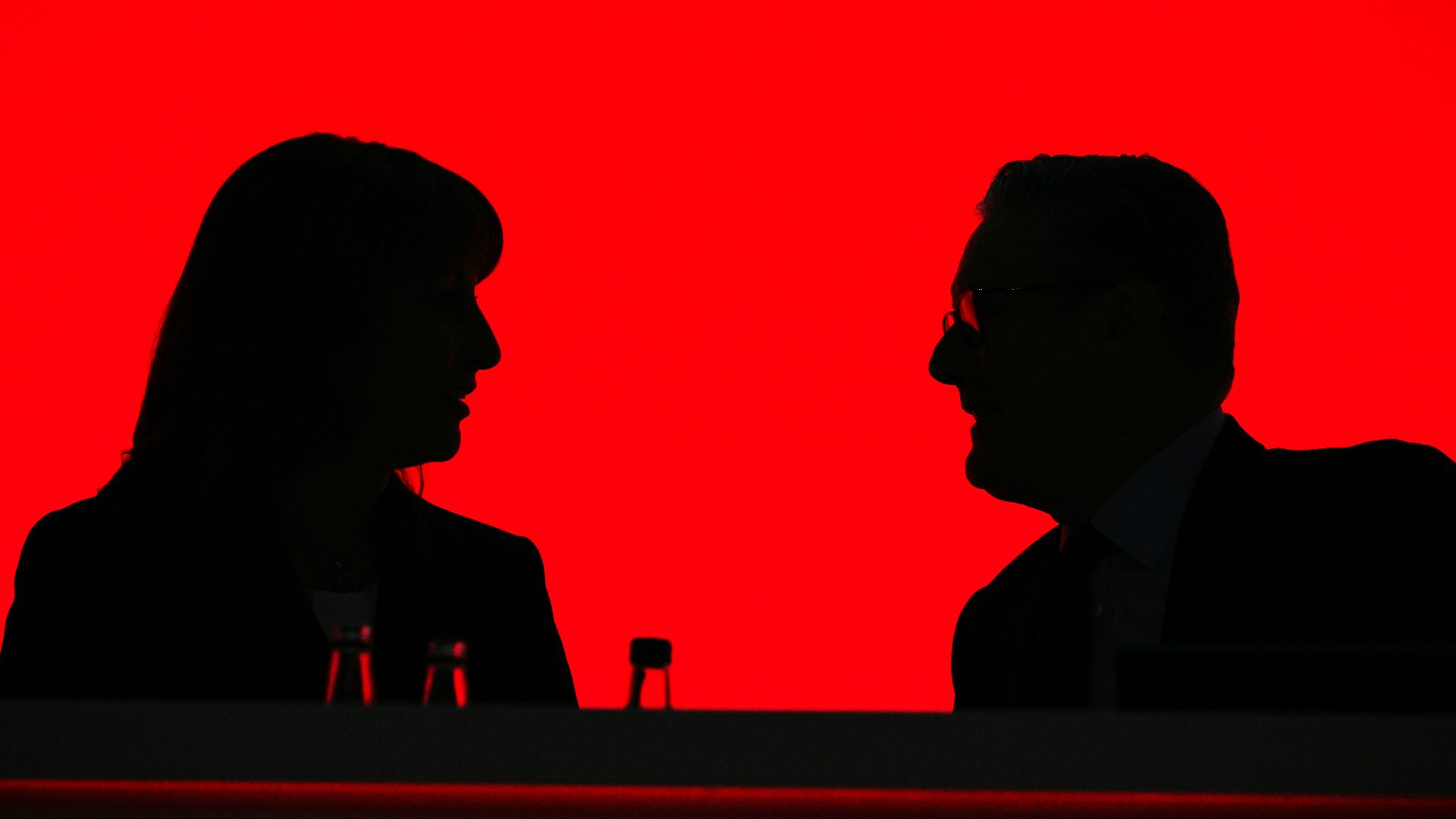 Rachel Reeves and Keir Starmer on the second day of the Labour Party conference in Liverpool. Image: Oli Scarff/Getty