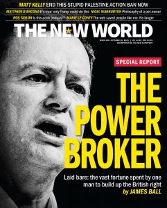 The New World cover, October 16, 2025