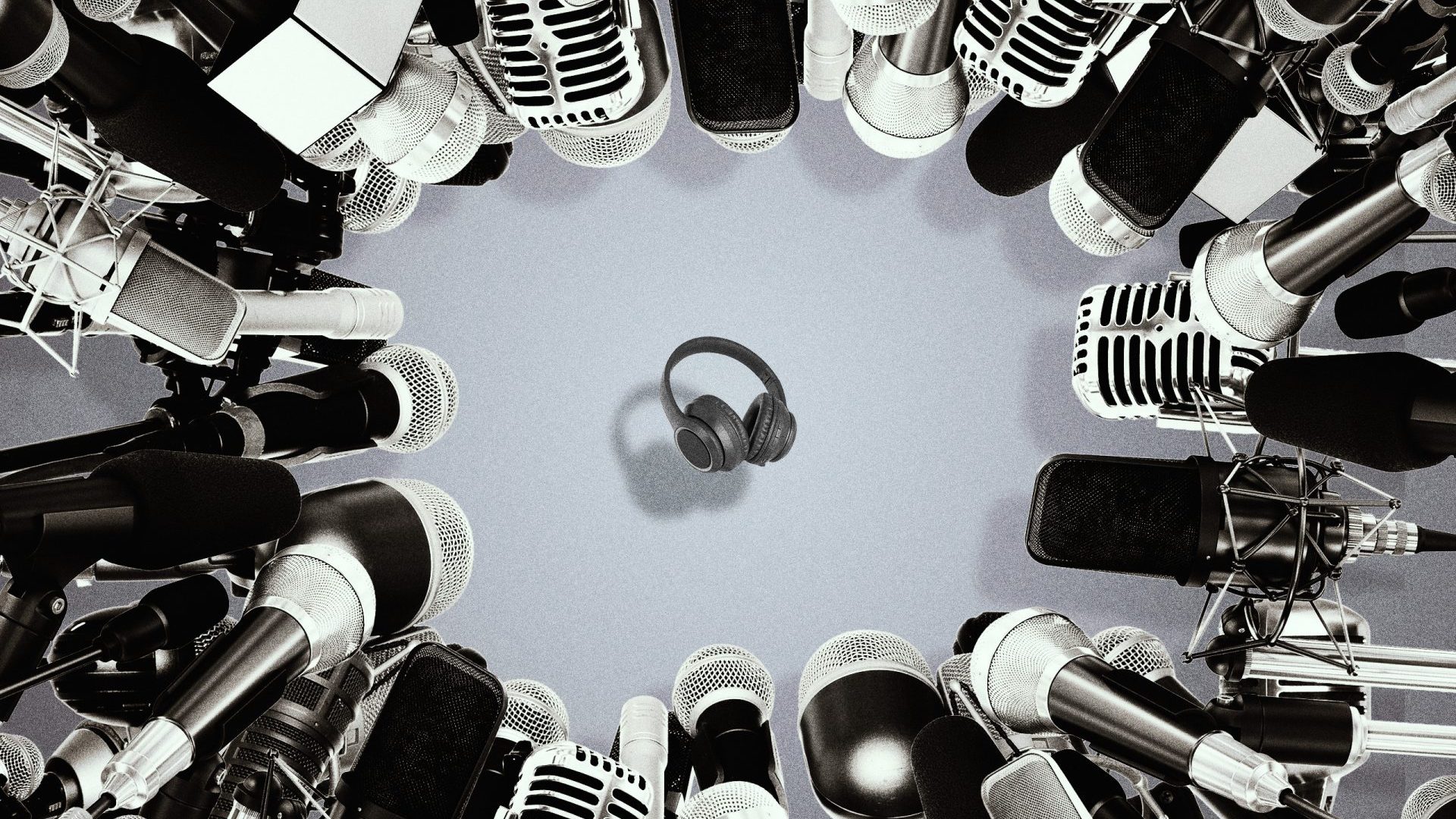 The number of podcasts continues to rise, while the time available to listen to them does not. Image: TNW