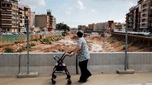  One year ago 237 people were killed in Spain's worst natural disaster in a generation. The floods hit 78 municipalities, sweeping away 130,000 vehicles and damaging thousands of homes, generating 800,000 tonnes of debris, mainly around Valencia. Photo: THOMAS COEX/AFP via Getty Images