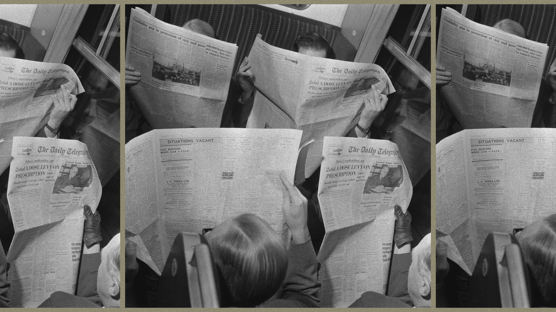 Foreign ownership of the Telegraph is unpalatable to the government, leaving only one bidder – the Daily Mail group. Image: Evening Standard/Hulton Archive/Getty