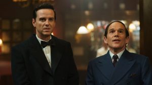 Andrew Scott and Ethan Hawke in Blue Moon. Photo: Sabrina Lantos/AP