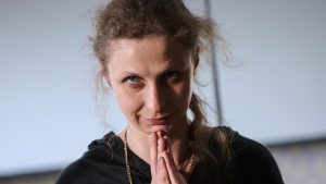 Maria Alyokhina
in Berlin, May 2022. Image: Sean Gallup