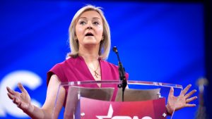 Liz Truss speaks at the Conservative Political Action Conference in Maryland. Photo: Andrew Harnik/Getty Images