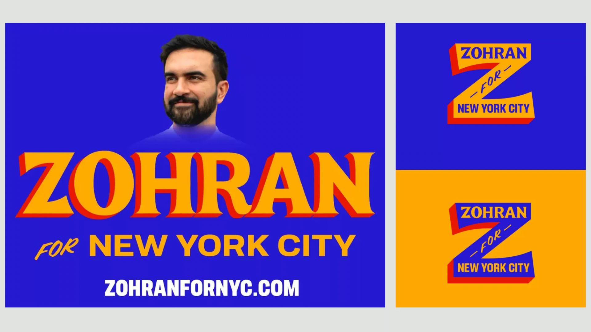 Zohran Mamdani’s bold campaign branding outshone Cuomo’s corporate polish. Image: Aneesh Bhoopathy/Gab Visuels Graphéine