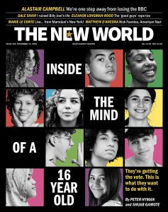 The New World cover, November 13, 2025