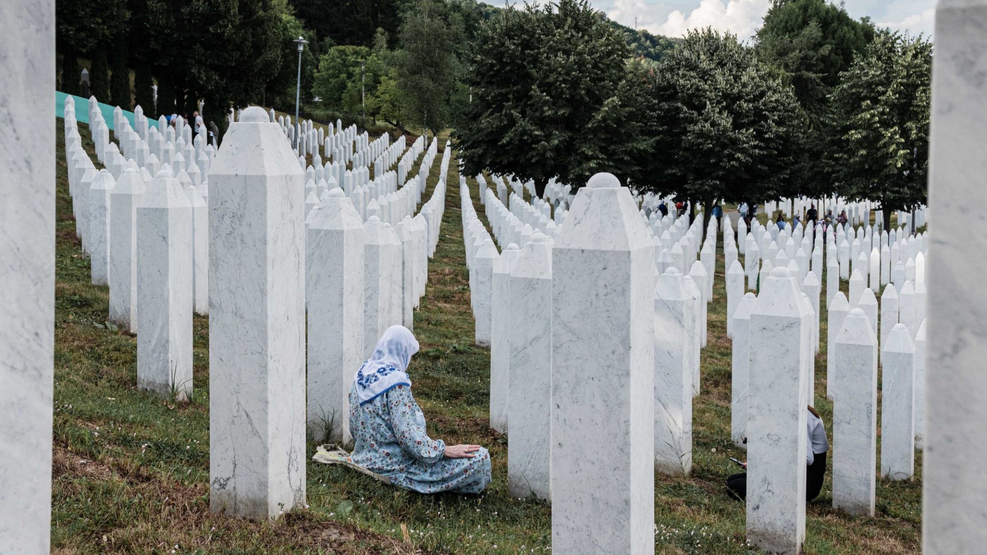 Potočari cemetery holds the graves of those killed during the Srebrenica genocide. Image: Federico Tisa