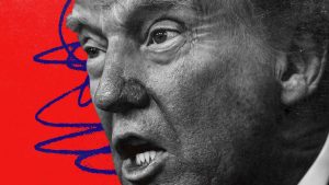 Without disorder and violence, Trump is nothing. Image: TNW/Getty