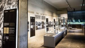 The exhibition of the new visitors center of the American cemetery for the US and other Allied soldiers who died during the liberation of the Netherlands, in Margraten. Photo: ROB ENGELAAR/ANP/AFP via Getty Images