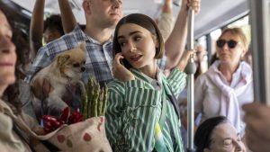 Lily Collins as Emily in Emily In Paris. Credit: Giulia Parmigiani/Netflix © 2025