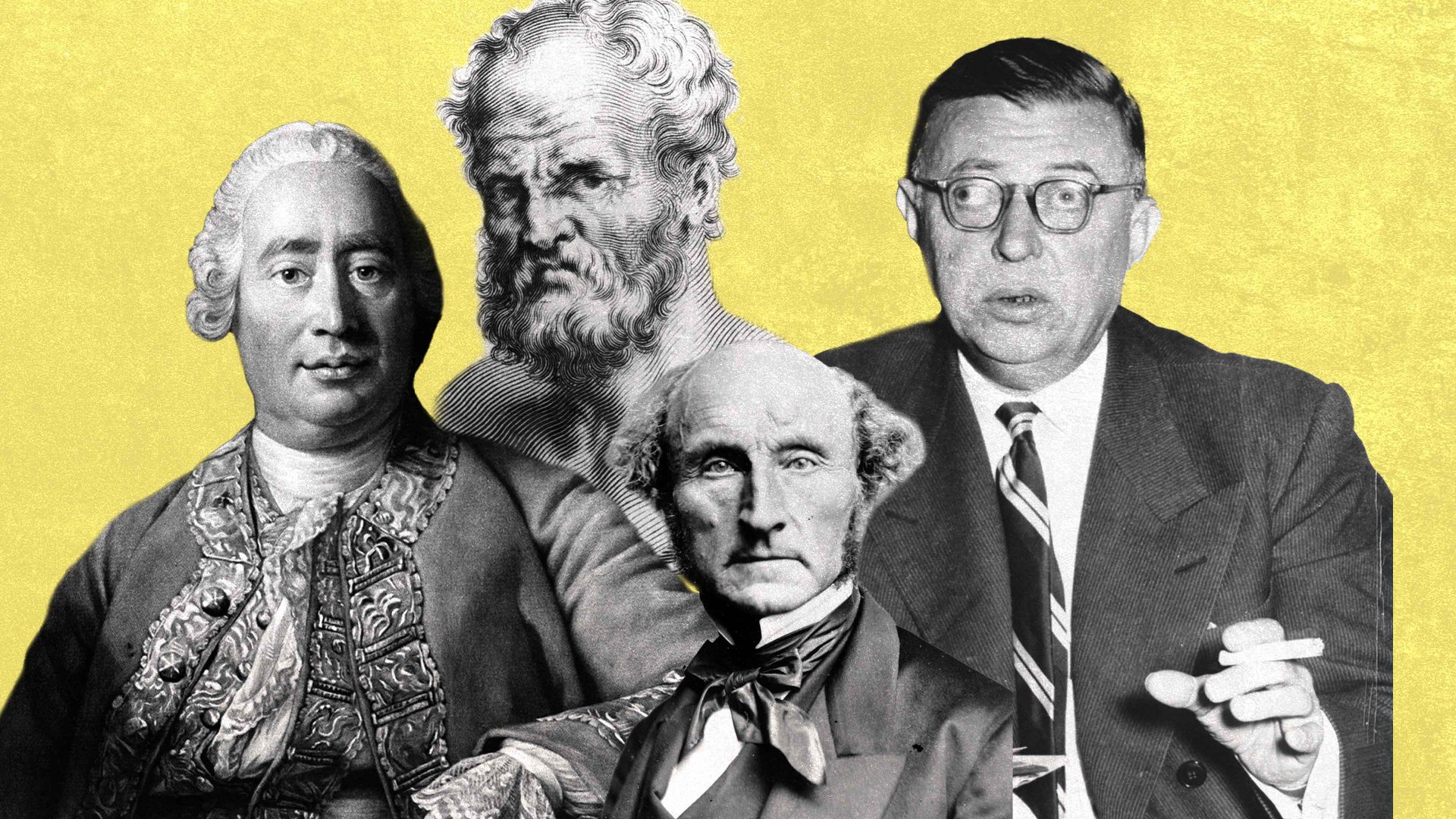 All of the world's favourite thinkers had their flaws. Image: TNW/Getty