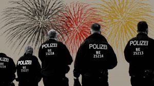 'Fireworks are banned from sale for 362 days a year, but during the remaining three, Germans queue with religious fervour.' Image: TNW/Getty