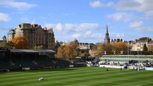 Inside the stadium prior to the Gallagher PREM match between Bath Rugby and Bristol Bears. Photo: Alex Burstow/Getty Images