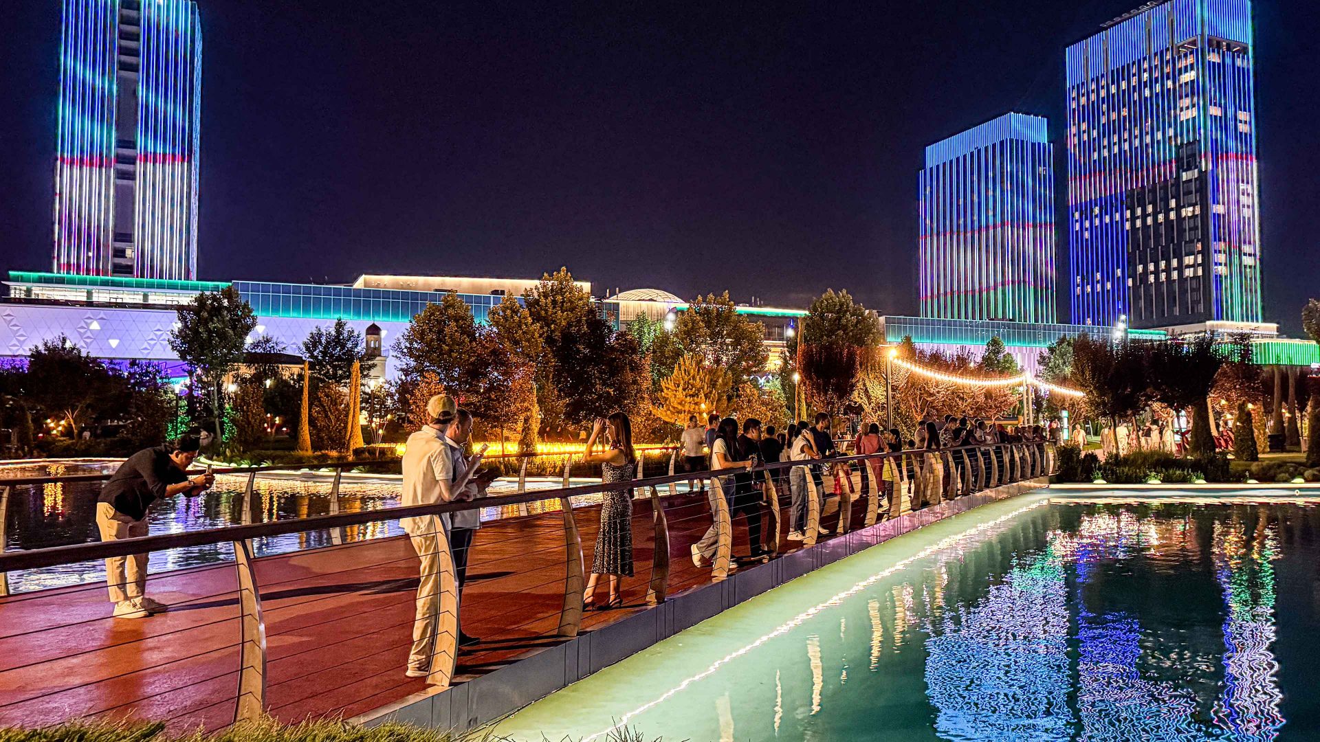 The market located at Emir Timur Square is especially known for its fresh fruits, vegetables, and handmade goods, reflecting the region's rich cultural heritage in Tashkent, Uzbekistan. Photo: Yasin Baturhan Ergin/Anadolu via Getty Images
