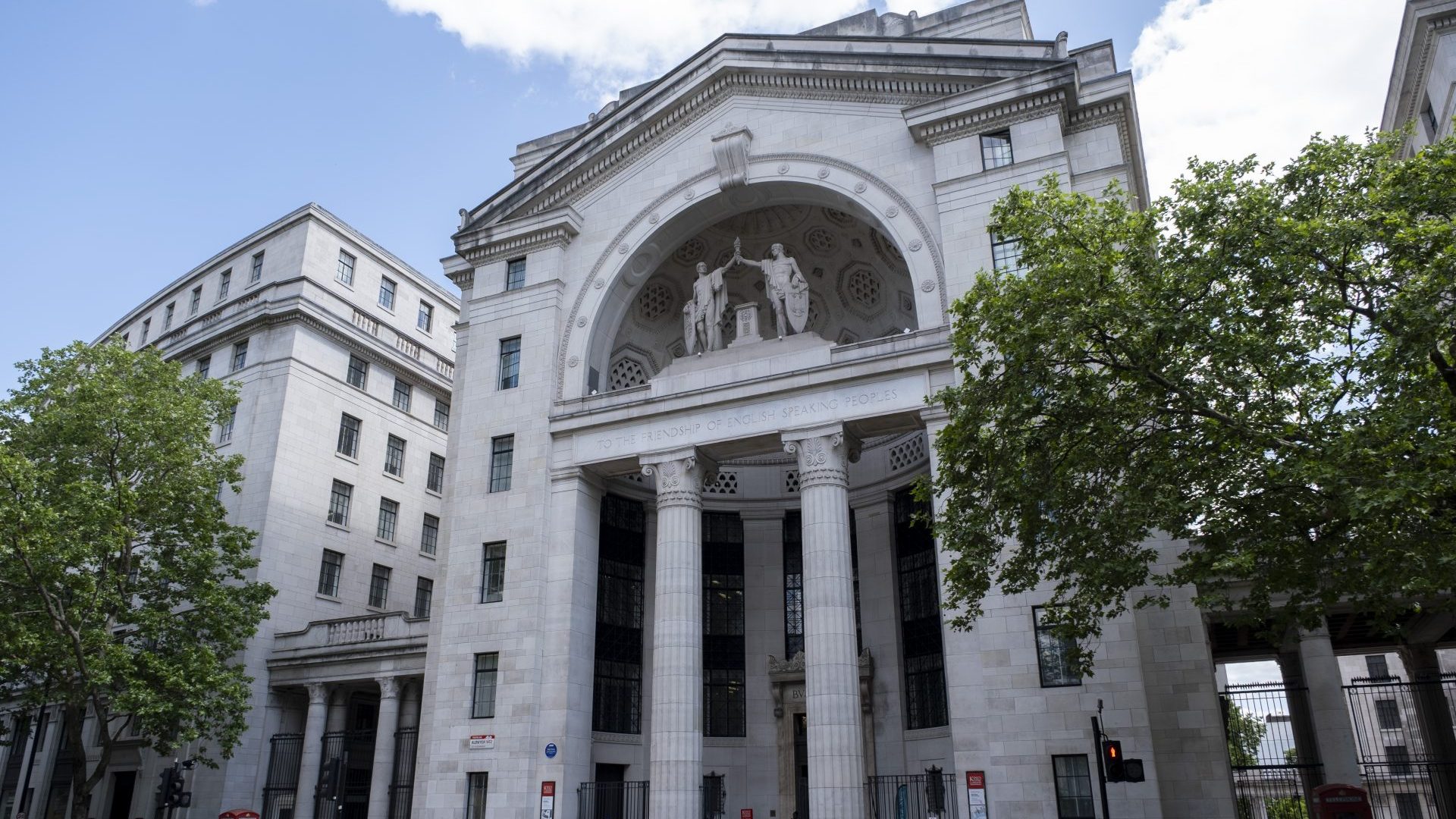 Bush House, part of the Strand Campus of King's College London. Photo: Mike Kemp/In Pictures via Getty Images