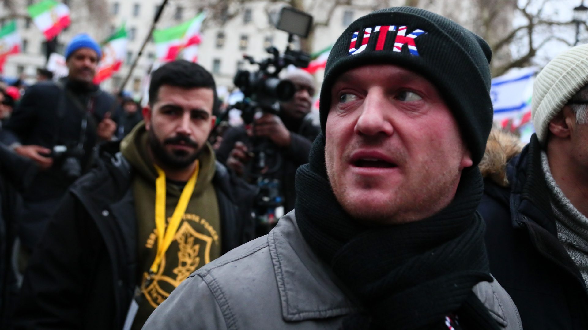 Stephen Yaxley-Lennon, known as Tommy Robinson. Photo: Alishia Abodunde/Getty Images